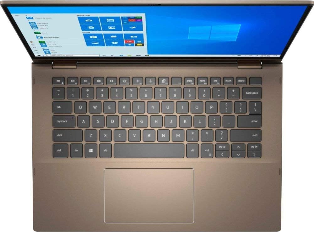 Dell Inspiron 7000 14' FHD 2-in-1 Touchscreen Laptop | AMD Ryzen 5 4500U | 16GB RAM | 512GB SSD | Backlit Keyboard | Windows 10 Home | Sandstorm