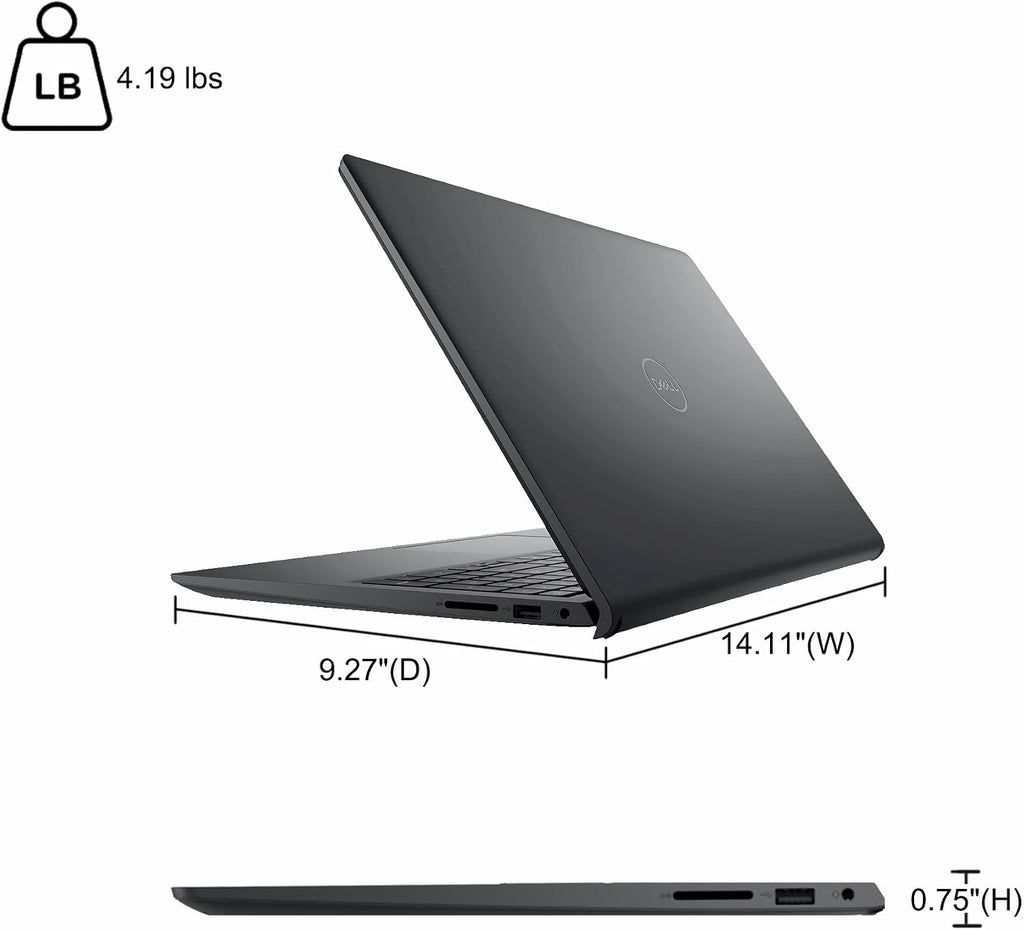 Dell 15 Business Laptop 15.6' FHD Anti-Glare Touchscreen AMD 8-core Ryzen 7 7730U 32GB RAM 1TB SSD Type-C ExpressCharge Long-Lasting Battery Win11Pro