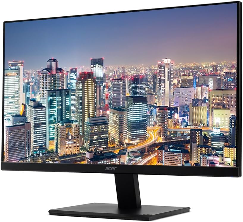 acer Vero V7 V277 E BIP 27 inch 1080P Full HD IPS 100 Hz 4 ms Backlit Widescreen LCD Monitor, 2-Pack Bundle with Eye Care, VGA, HDMI, DisplayPort