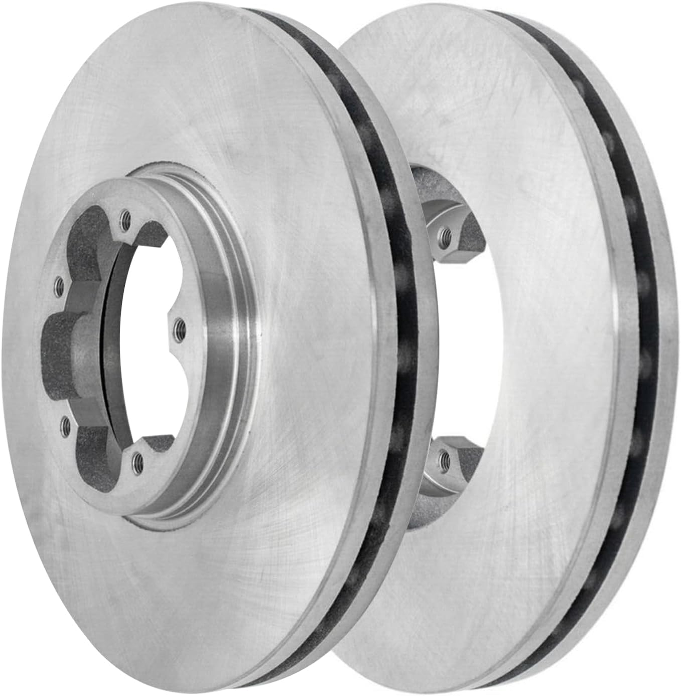 Detroit Axle - Brake Rotors for 2015-2023 Ford Transit-150 Transit-250 Transit-350, Disc Brake Rotors 2016-22 Replacement: 12.13' Front and Rear Rotors