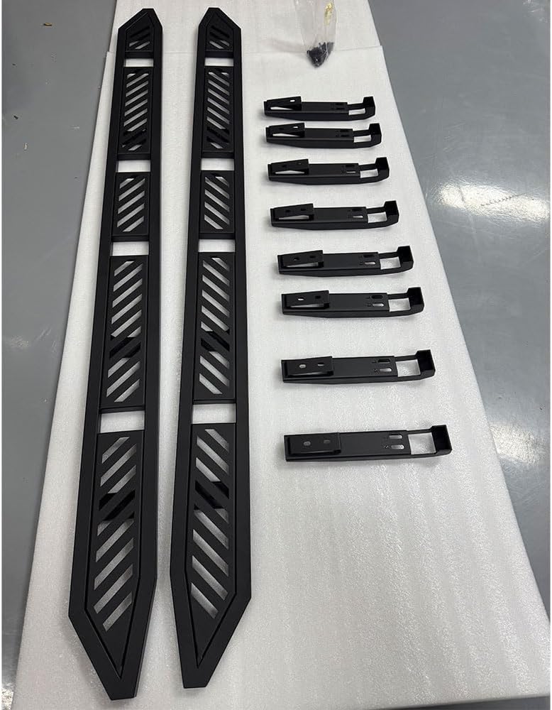Running Boards Side Steps 2 PCS for Tesla Cybertruck,Exterior Brackets Nerf Bars for Tesla Cybertruck Accessories