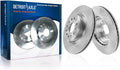 Detroit Axle - Front Brake Rotors for 2019 2020 2021 2022 2023 2024 2025 Ram 1500 Disc Brake Rotors Replacement : 14.88' inch Brakes Rotors