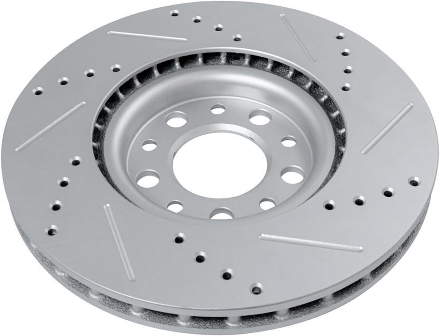 Detroit Axle - Front Brake Rotors for 2016-2024 Chevrolet Camaro 2020-2025 Cadillac CT5, Drilled and Slotted Disc Brake Rotors Set Replacement : 12.64' inch Front Rotor