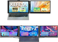 14' 1080P FHD IPS Dual Screen Extender, Laptop Monitor Extender for Office & 0.17' Ultra-Thin 2.2 LBS Lightest Triple Laptop Screen Extender, 14' 1080P FHD Portable Monitor for Laptops 13-17.3'