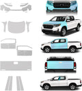 for 2024-2025 Honda Ridgeline Precut Paint Protective Film 8.5 Mil TPU PPF Clear Car HD Scratch Exterior Accessories (Full Body)