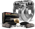 PowerStop Front Brake & Caliper Kit for Honda Civic 2006-11 - Ceramic Brake Pads + Calipers + Disc Rotors Replacement, KCOE2389