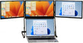 15.6' Laptop Screen Extender Monitor Portable,Full HD IPS Screen Extender,Just 1 Cable for 3 Screens, FHD 1080P IPS Laptop Extender Compatible with Wins/Mac for 12' - 17.3' Laptops