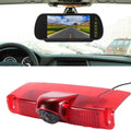 Car Third Roof Top Mount Brake Lamp Light Rear View Reverse Parking Camera,Replacement for Chevrolet Express GMC Chevy Savana Exporer Vans Cargo Van 2003-2018(with 7 inch Rear View Mirror)