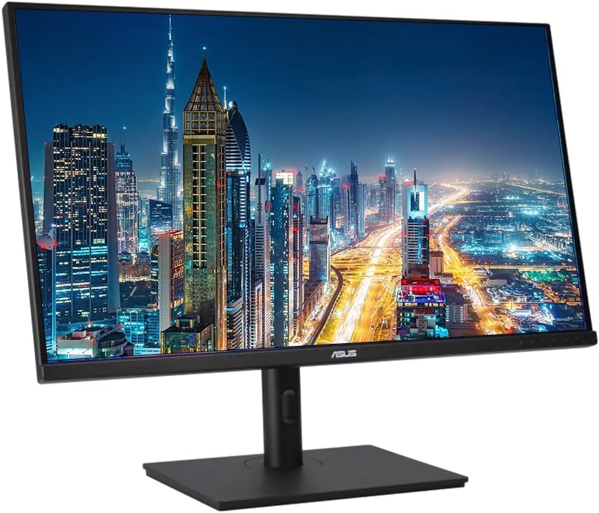 Asus ProArt PA328CGV 32-inch 1440P 2K QHD 165 Hz 5 ms Professional Monitor, 2-Pack Bundle with USB-C 90W PD, DisplayPort, HDMI, USB Hub, Integrated Speakers and Desk Mount Dual Monitor Stand