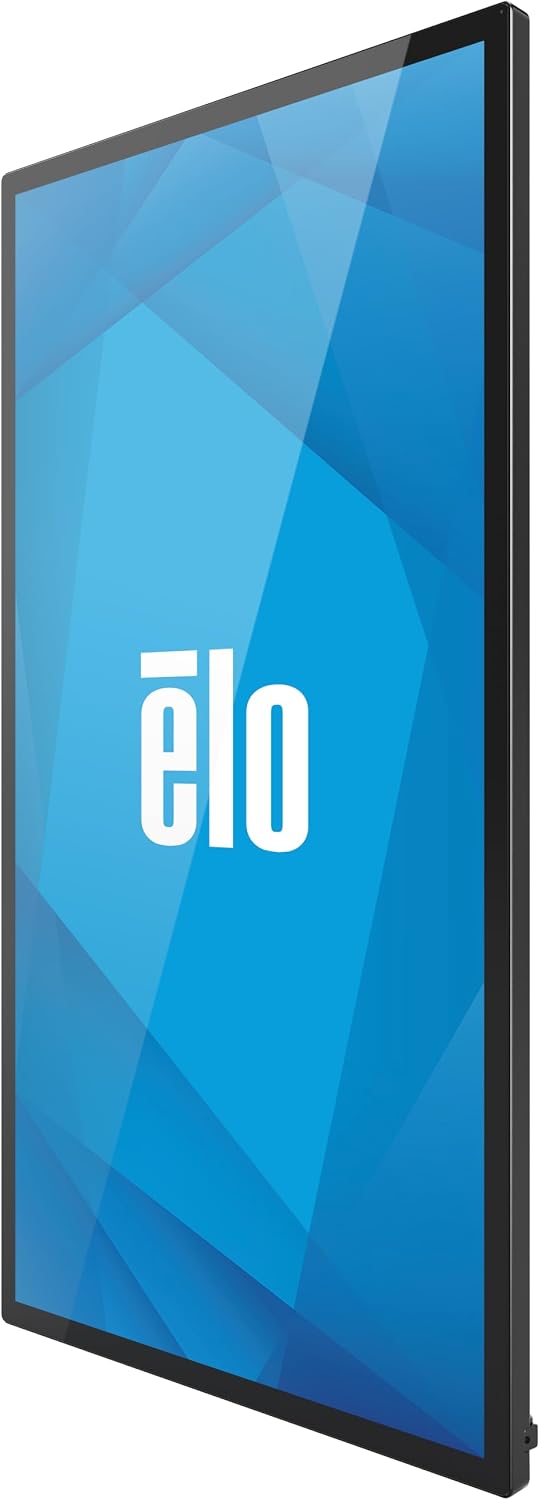 Elo 5554L - 55' 4K Touchscreen Signage - TouchPro PCAP Anti-Friction, 40 Touch, 3840 x 2160, Black