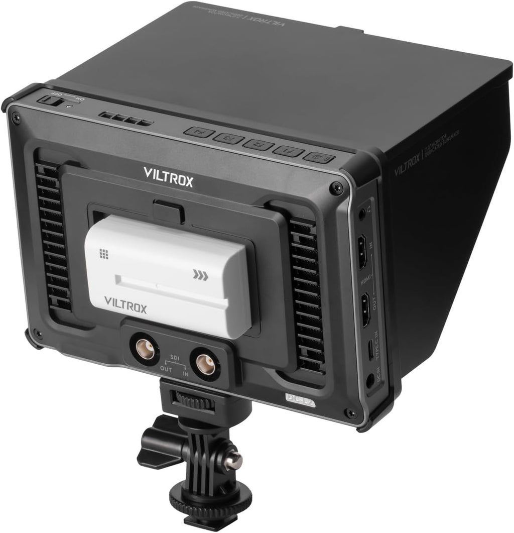 VILTROX DC-L2 7 Inch Camera Video Field Monitor,Full HD 1280x800 Touch Screen Director AC Monitor with 4K HDMI/3G-SDI Loop in & Out 3D Lut RGB Parade Focus Peaking Full Waveform