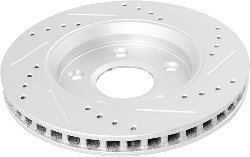 TRQ Front & Rear Brake Performance Rotor Kit Set of 4 Compatible with Chrysler Dodge Ram VW