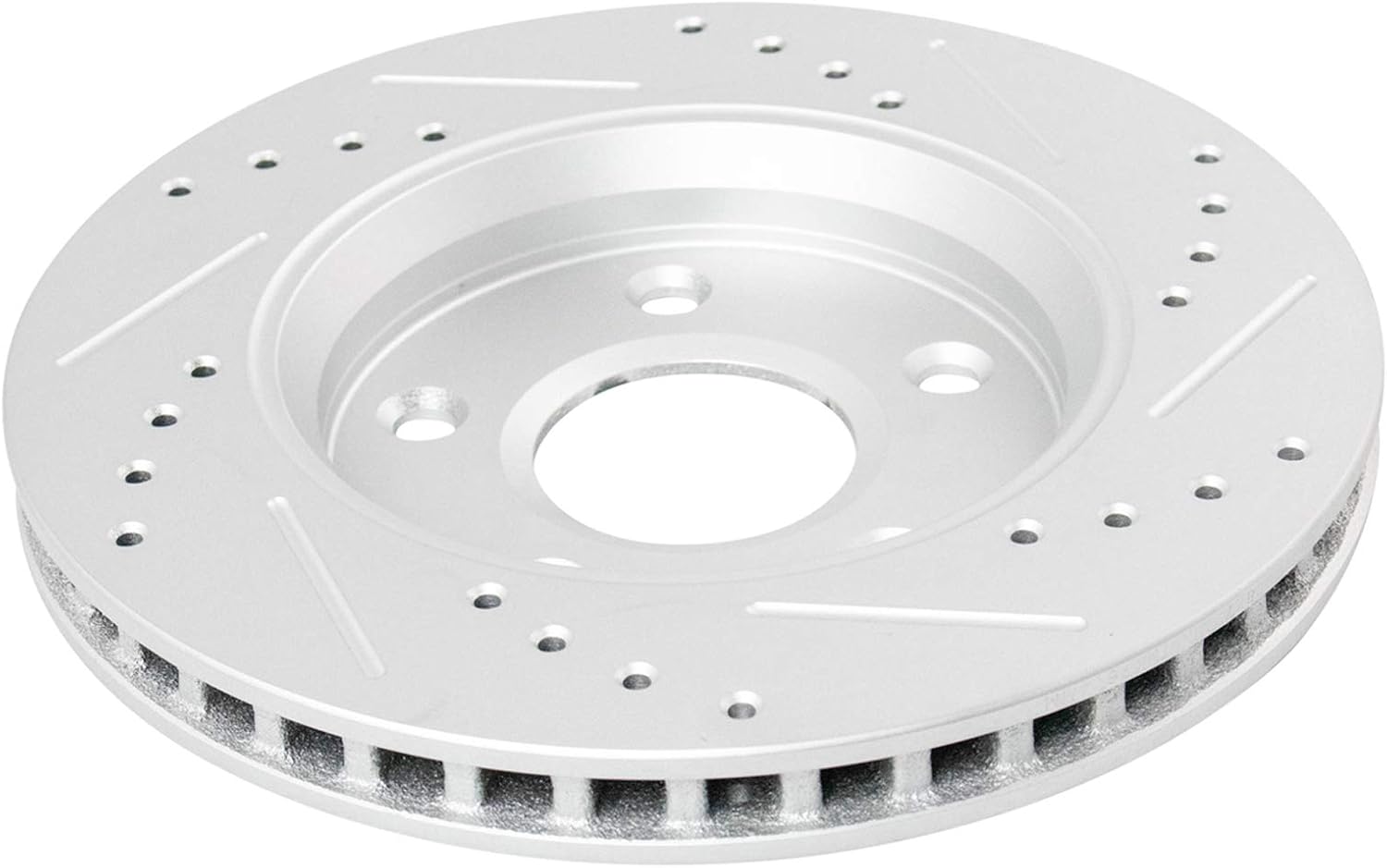 TRQ Front & Rear Brake Performance Rotor Kit Set of 4 Compatible with Chrysler Dodge Ram VW