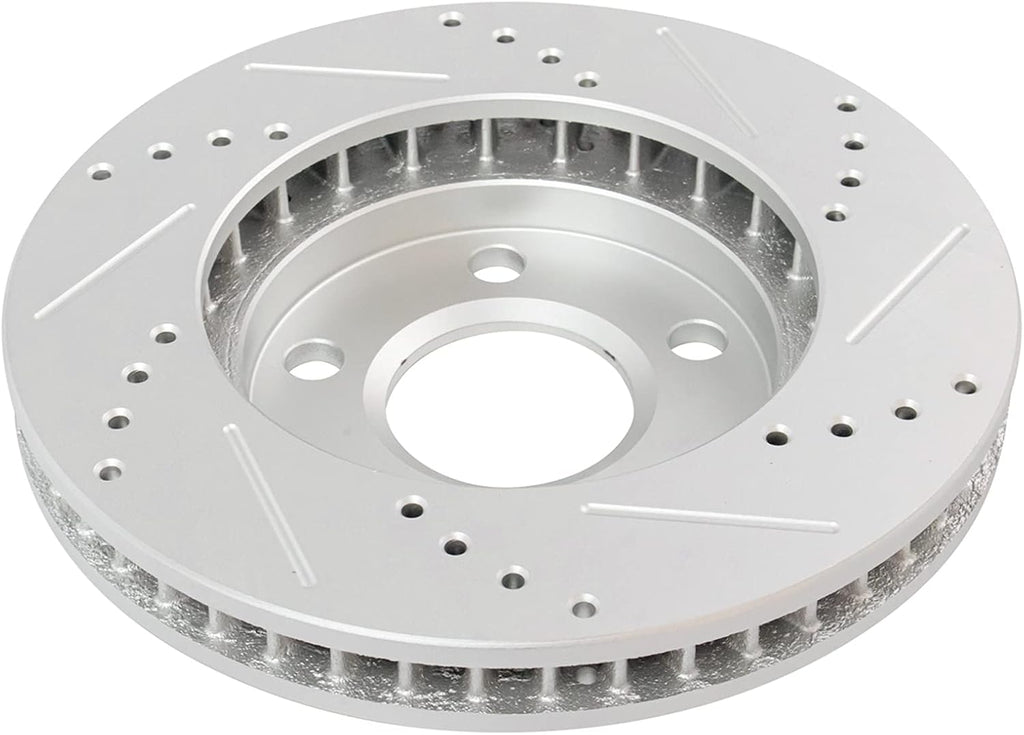 TRQ Brake Performance Rotor Front & Rear Kit of 4 Compatible with Buick Chevy Olds Pontiac
