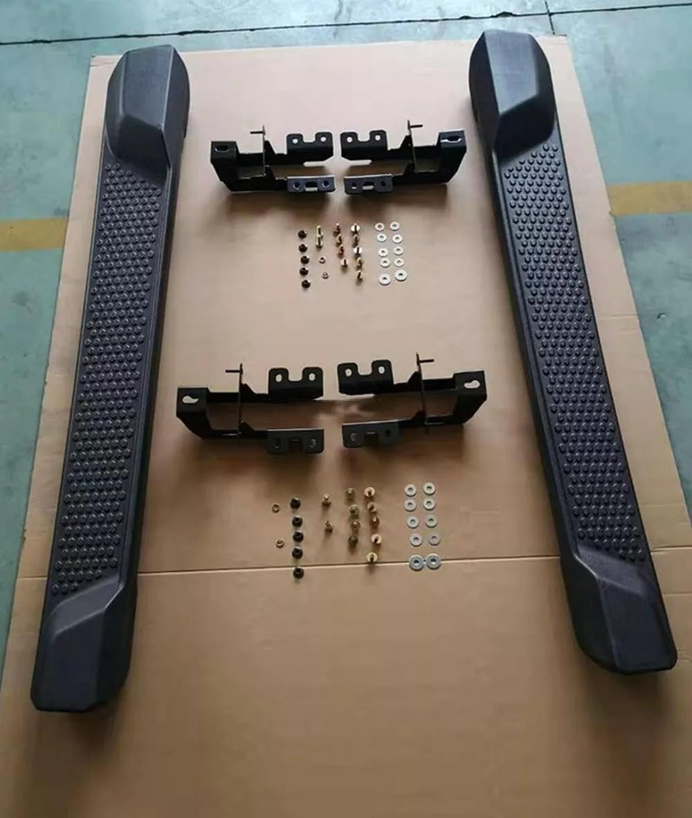 2PCS OE Style Running Boards Fits for Jeep Wrangler JL 2-Door 2018-2025 Automotive Exterior Accessories Side Step (with Brackets)