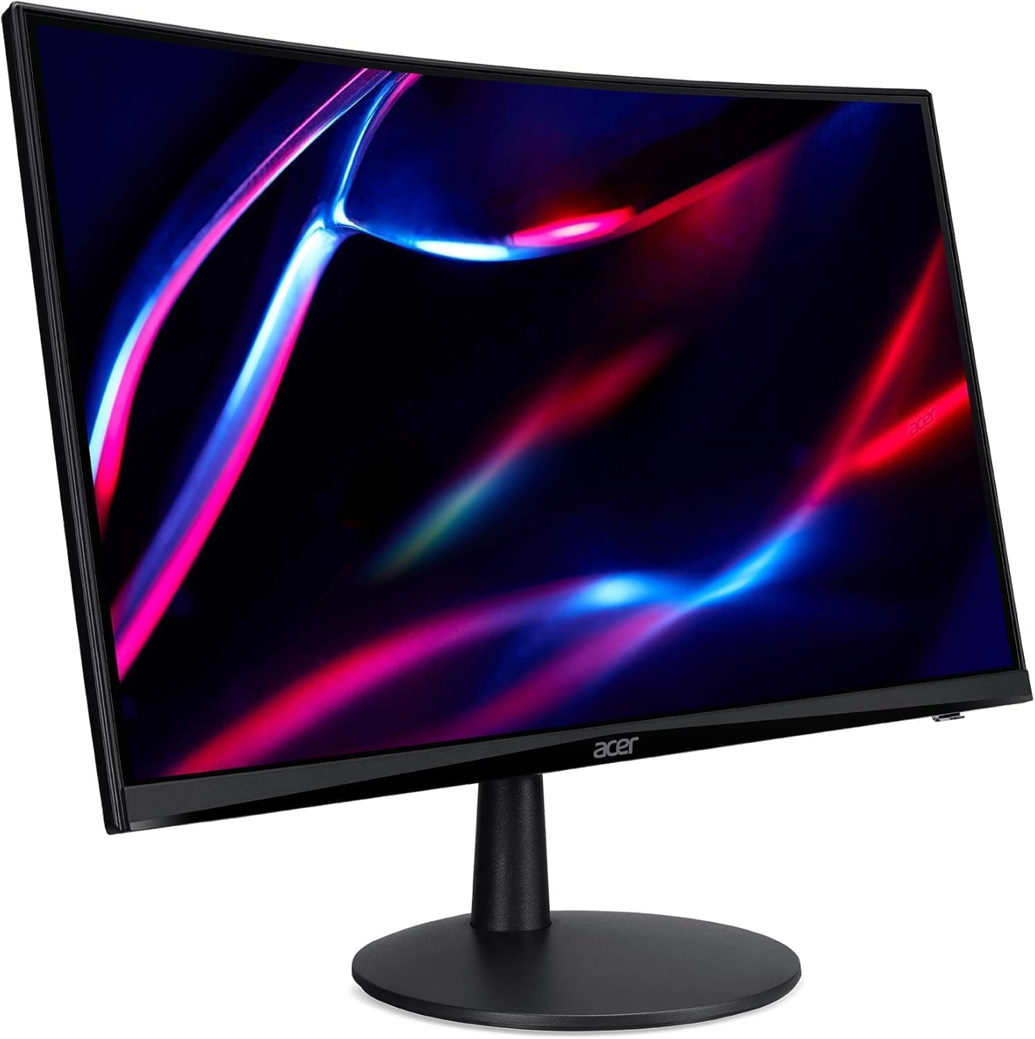 Acer ED240Q H 24' FHD Monitor with 1ms Response Time, AMD FreeSync, Anti-Glare, VESA Mount (100x100mm), Low Blue Light, VGA, HDMI & Dockztorm USB Port Expander, Black Color (UM.UE0AA.H01)