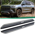 2PCS/Set All Black Running Board Fits for Chevrolet Traverse 2024 2025 2026 Aluminum Side Step Side Bar Car Protect Stairs Pedals with Mounted Brackets Screws