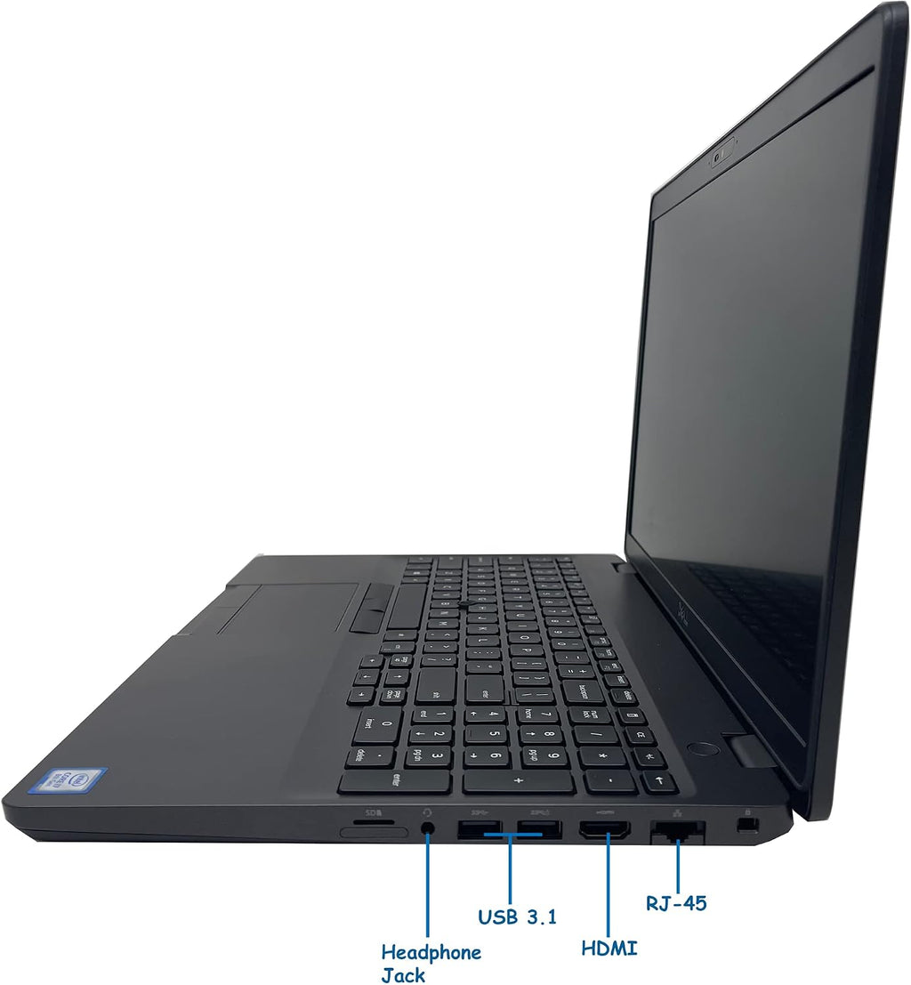 Dell Precision 3530 Workstation FHD Touchscreen Laptop PC, Intel Core i7-8850H 16GB Ram, 512GB SSD Drive, HDMI, Thunderbolt, Camera, NVIDIA Quadro P600 4GB GDDR5, Windows 11 Pro (Renewed)