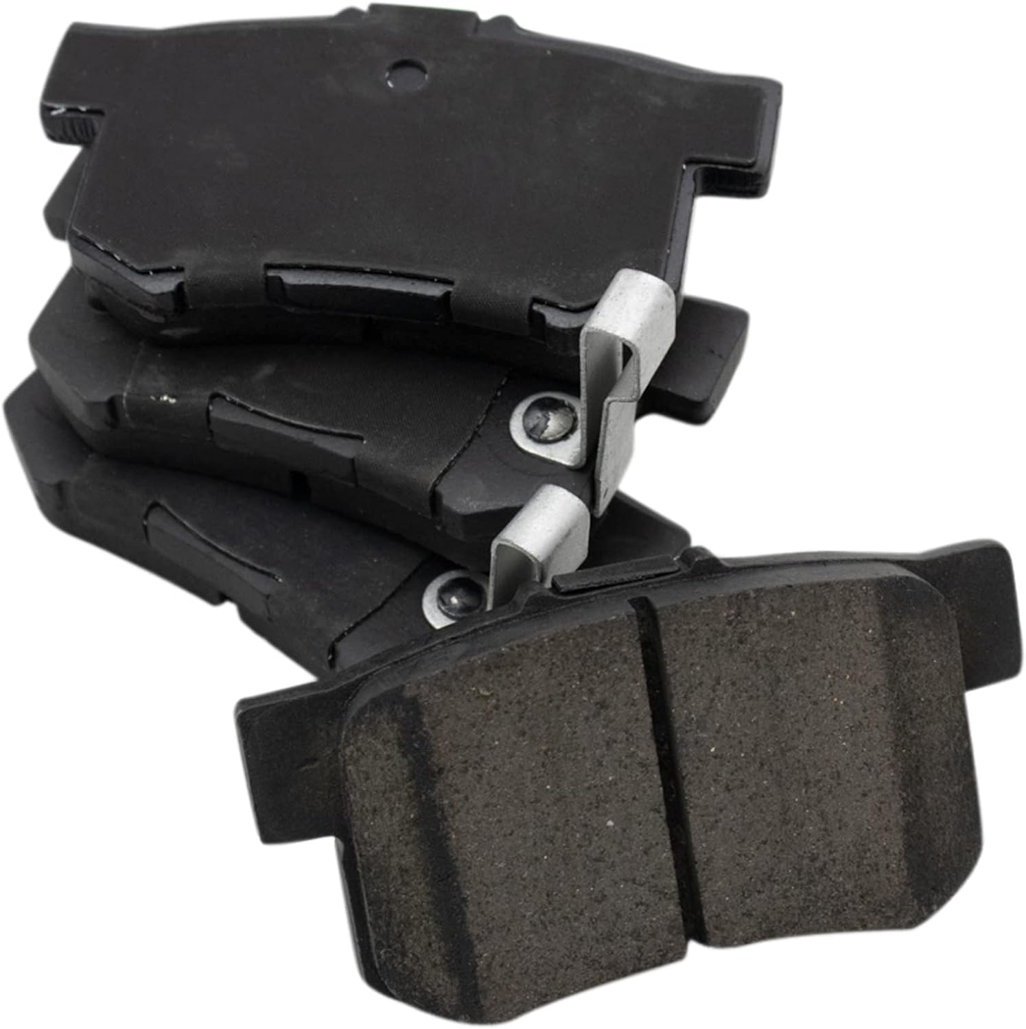 TRQ Rear Brake Pad and Rotor Set Ceramic Calipers Compatible with 2006-2011 Honda Civic