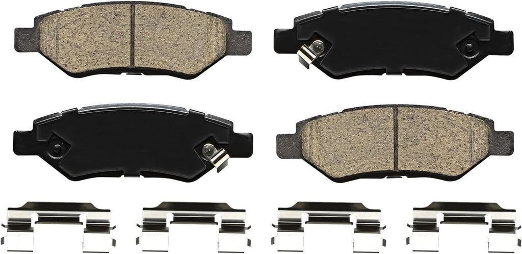 Detroit Axle - 3.6L Brake Kit for 2010-2015 Chevrolet Camaro, Front & Rear Disc Brake Rotors Ceramic Brakes Pads 2011 2012 2013 2014 Replacement: 12.64' inch FRONT, 12.40'' inch REAR Rotor