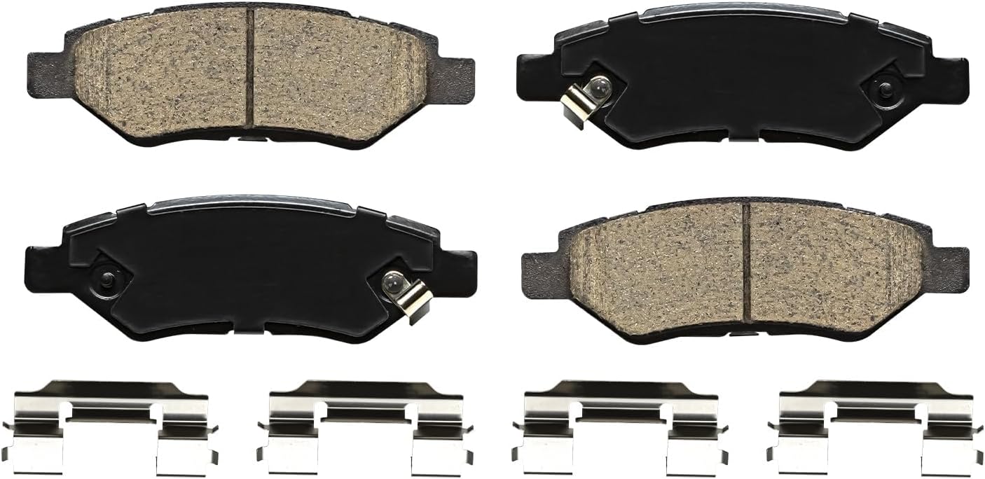 Detroit Axle - 3.6L Brake Kit for 2010-2015 Chevrolet Camaro, Front & Rear Disc Brake Rotors Ceramic Brakes Pads 2011 2012 2013 2014 Replacement: 12.64' inch FRONT, 12.40'' inch REAR Rotor