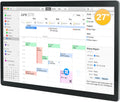 Large Touchscreen Monitor Digital Electronic Calendar, Downloadable APP,10-Point Touch,16:9 Display, Android 13 with 8GB RAM & 128GB ROM,Perfect for Office, Business, and Home (27 inch)
