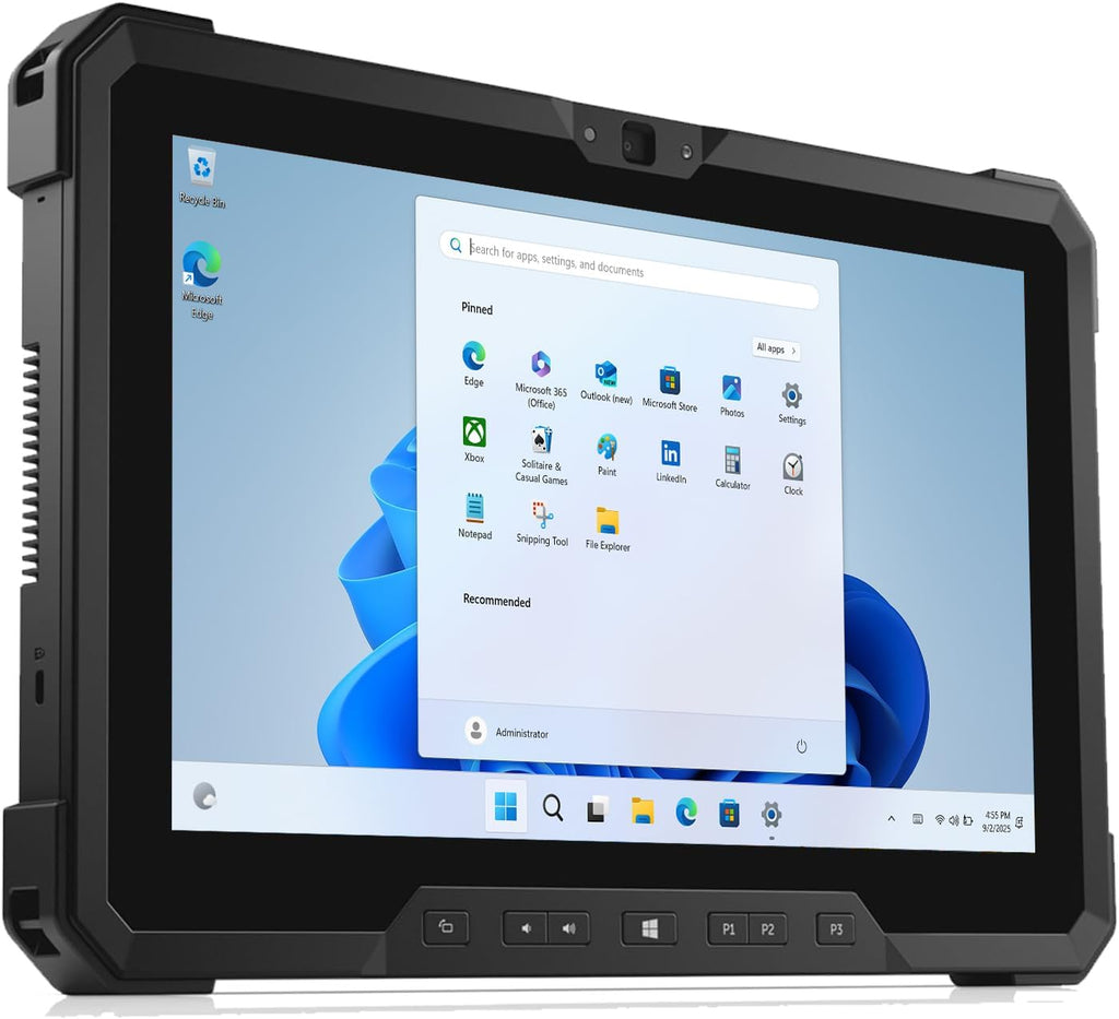 Dell Latitude 7212 Rugged Extreme Tablet PC, 11.6' FHD Touch, i7-8650U up to 4.2GHz, Outdoor-Readable, 16GB RAM, 512GB SSD, USB-C, 4G LTE, Dedicated GPS, Detachable Keyboard, Windows 11 Pro (Renewed)