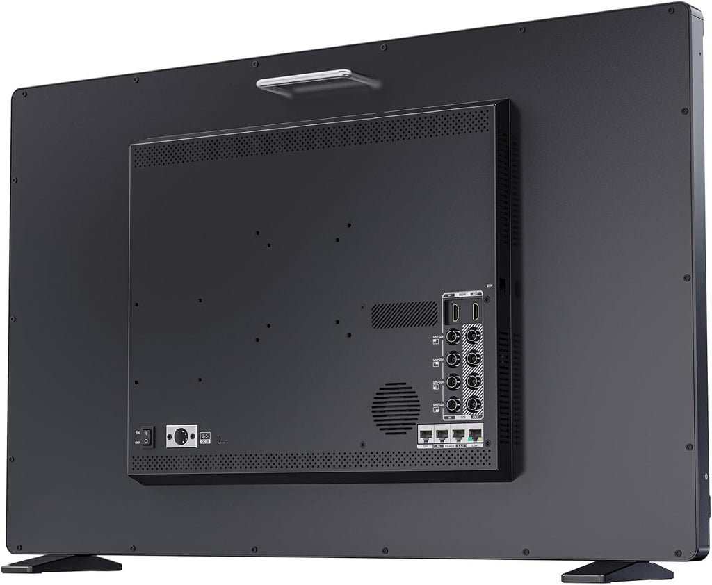 LILLIPUT UQ31 31.5-Inch 4K Production Monitor with HDR, 3840x2160 Resolution, 1000 Nits Brightness, 12G-SDI and HDMI 2.1 Inputs, Waveform Tools, Battery Plate (UQ31-ABBP with Gold Mount Plate)