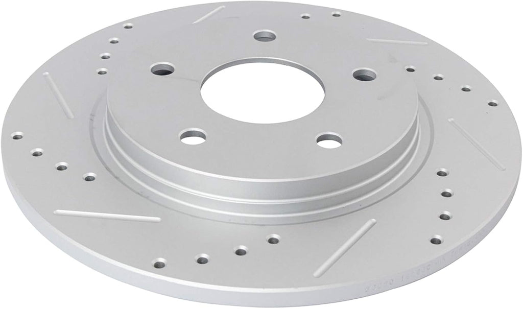 TRQ Front & Rear Brake Performance Rotor Kit Set of 4 Compatible with Chrysler Dodge Ram VW