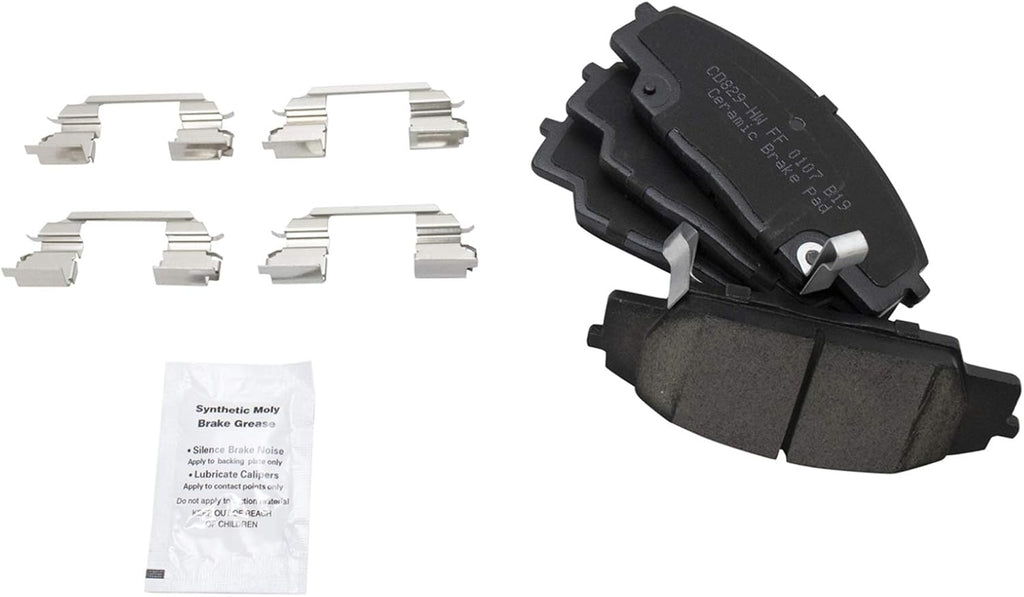 Front and Rear Brake Pad & Rotor Kit, with Chemical Kit Ceramic Compatible with 2006-2011 Honda Civic