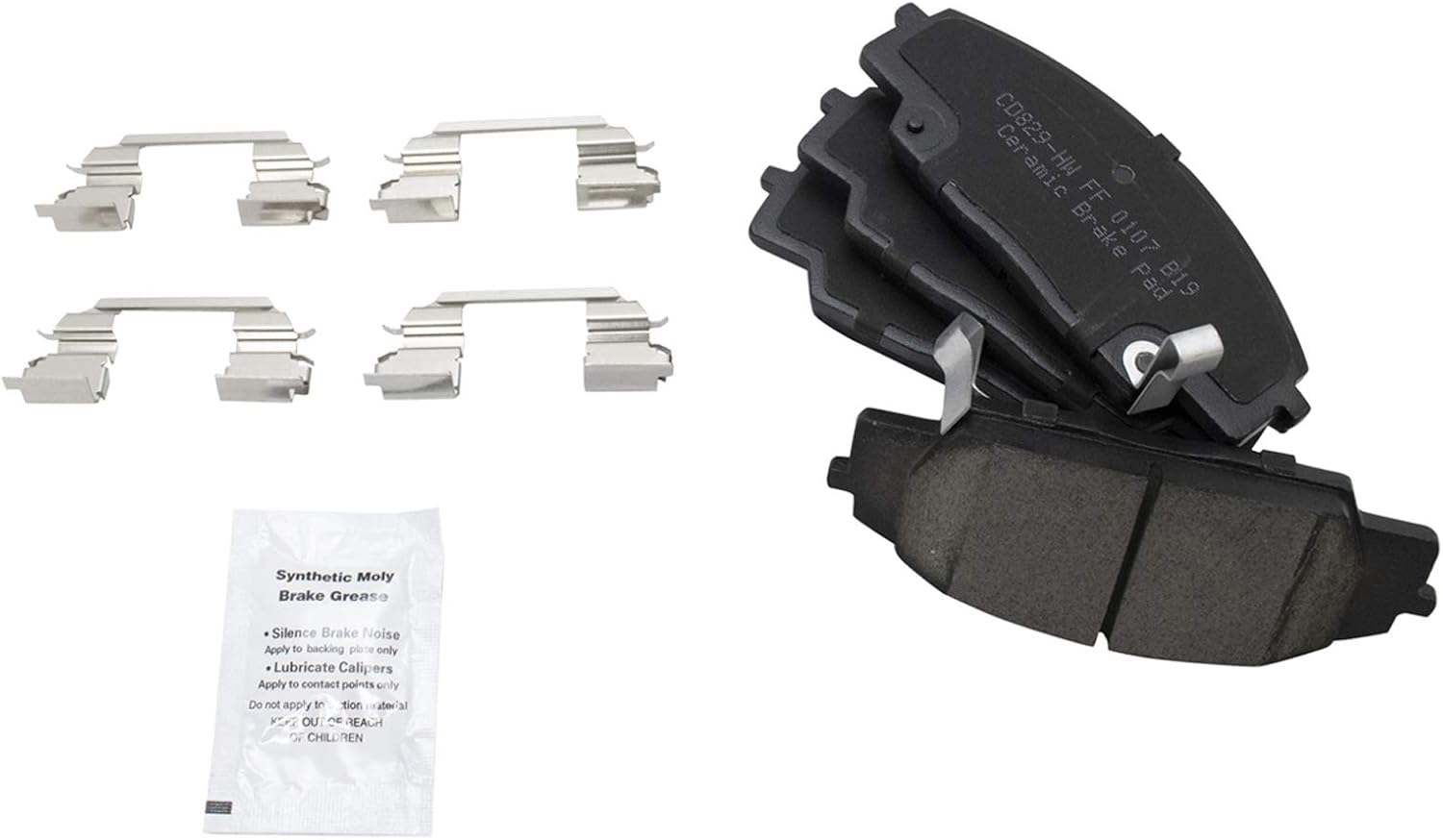 Front Performance Brake Pad & Rotor Kit, with Chemical Kit Ceramic Premium G-Coated Compatible with 2002-2006 Acura RSX 2006-2011 Honda Civic