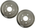 Brake Drum Set (2) Rear for Honda Civic 1.8L 2006 2007 2008 2009 2010 2011 2013 2014 2015, for Honda Civic 1.8L Manual 2013 2014 2015 Left Right Automotive Replacement Brake Kit