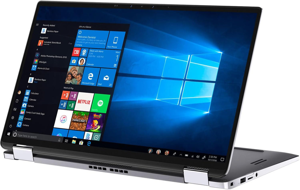 Dell Latitude 7400 2-in-1 Business Laptop Computer, 14' FHD Touchscreen Notebook PC, Intel Core i5-8365U, 8GB RAM, 256GB SSD, Backlit Keyboard, Webcam, Windows 11 Pro (Renewed)