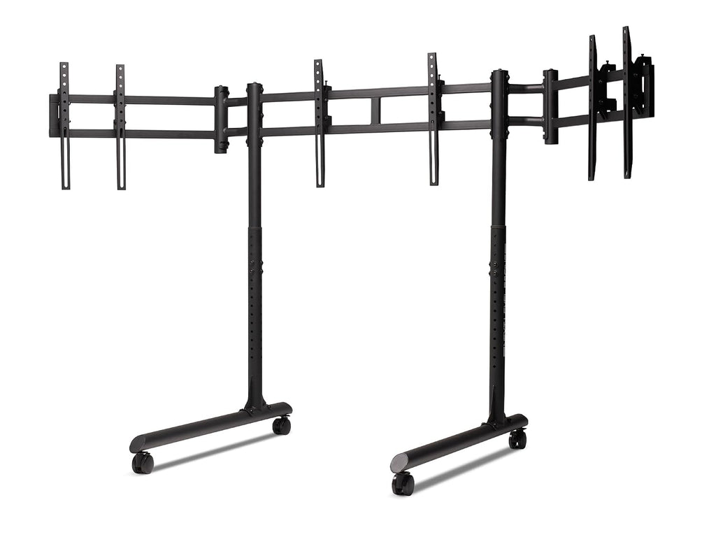 Next Level Racing Round Tube Freestanding Triple Monitor Stand (NLR-R011)