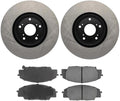 4Pack Front Brake Kit - Brake Pads and Rotors Kit Automotive Replacement Brake Kits for Acura CSX 2007-2010 for Acura RSX 2002-2006 for Honda Civic 2006-2011