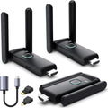 Wireless HDMI 2 Receivers and Transmitter,Up to 6 RXs,No Hot,Plug and Play,2.4/5.8GHz Wirelessly Stream to Multiple Screen,50M/165FT,Wireless HDMI Adapter for TV/DSLR Camera/Projector/Laptop