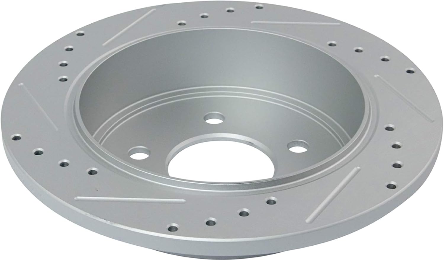TRQ Performance Front and Rear Brake Rotor Set G Coated Drilled and Slotted Compatible with 1995-2001 Ford Explorer 1997-2001 Mercury Mountaineer