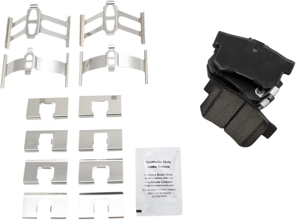Front and Rear Brake Pad & Rotor Kit, with Chemical Kit Ceramic Compatible with 2006-2011 Honda Civic