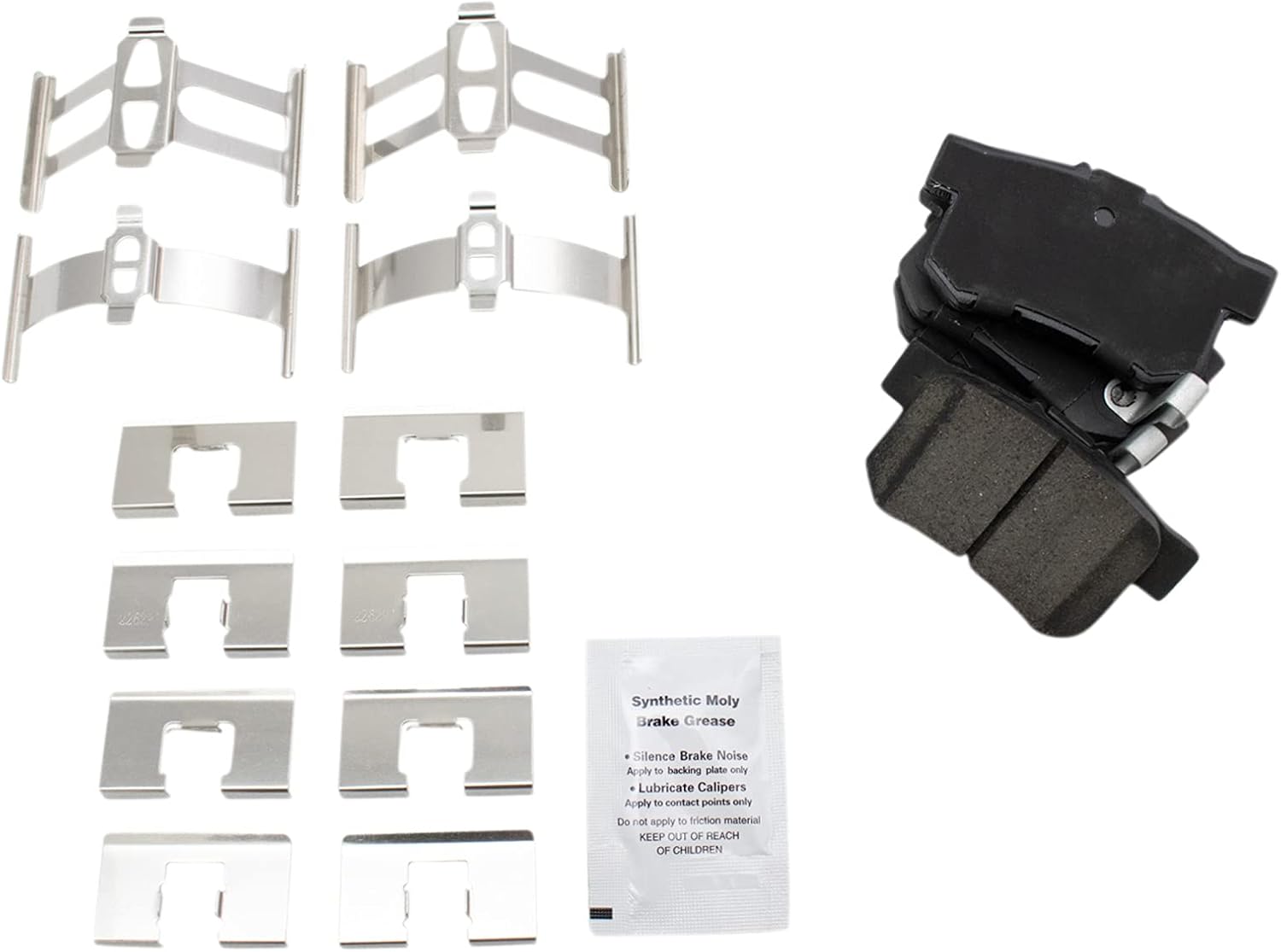 TRQ Front and Rear Brake Pad & Rotor Kit, with Chemical Kit Ceramic Compatible with 2006-2011 Honda Civic