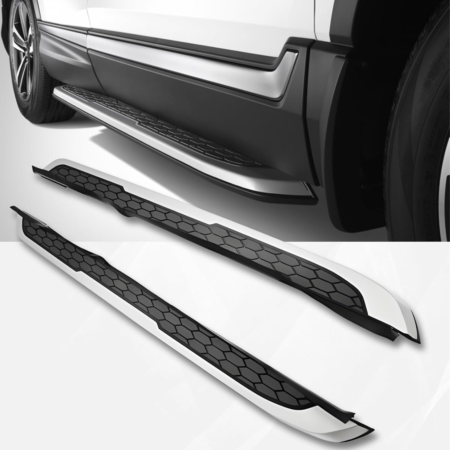 Running Boards Fit for Honda CR-V CRV 2017 2018 2019 2020 2021 2022 Side Steps Nerf Bars Protector Aluminum Accessories