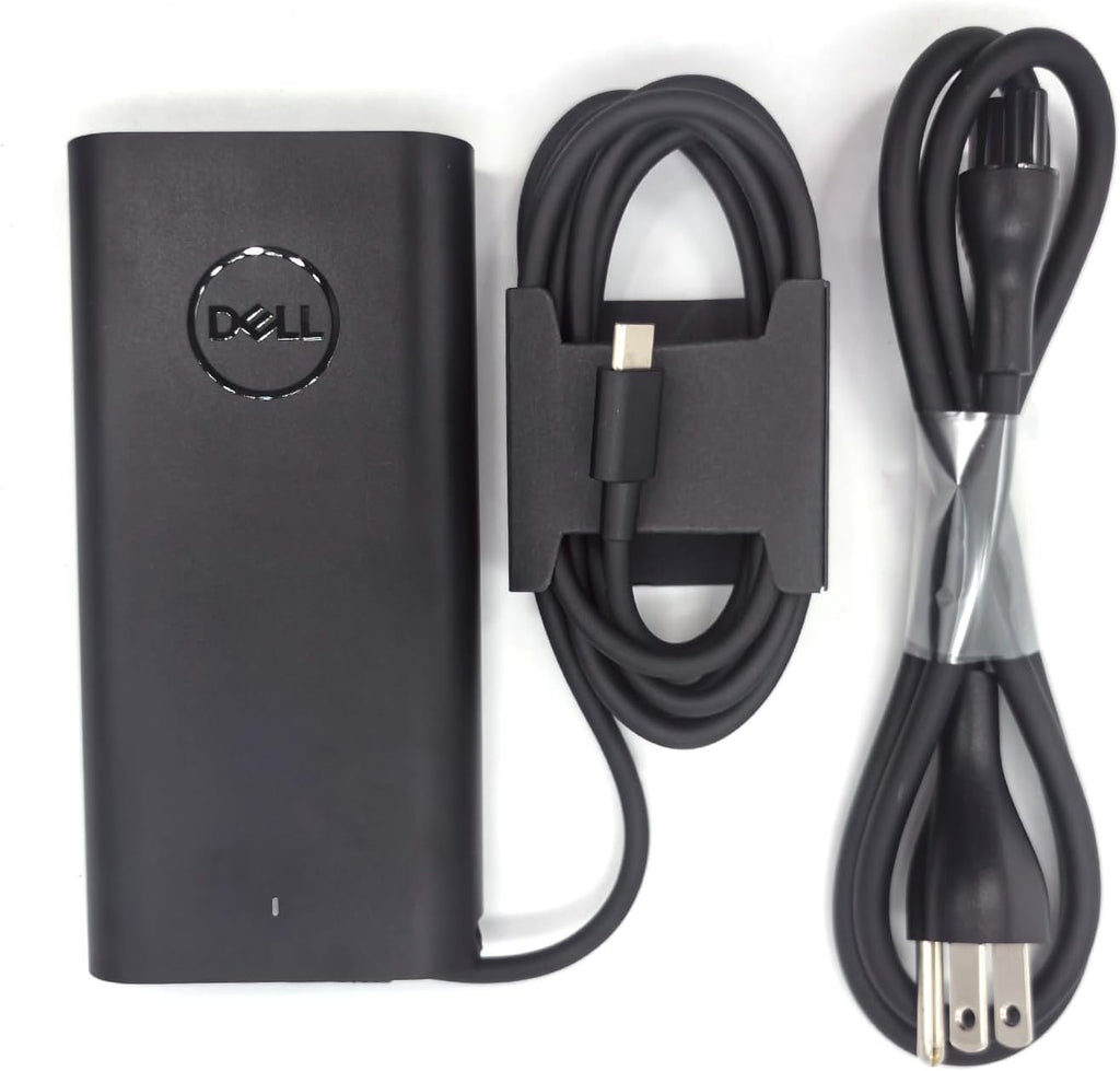 Dell 165W Laptop Charger USB C Type C GAN AC Power Adapter 5.89A 28V, Black, DA165PM210