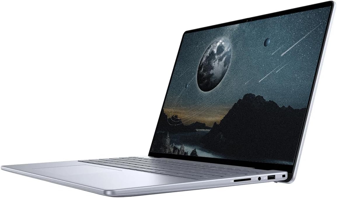 Dell Inspiron 16' Touchscreen Laptop, FHD+ Display, 10-core Intel Core 7 150U, 64GB DDR5 RAM, 2TB SSD, Windows 11 Pro, MS Office Lifetime, Backlit Keyboard, Fingerprint Reader, WiFi 6E, Ice Blue