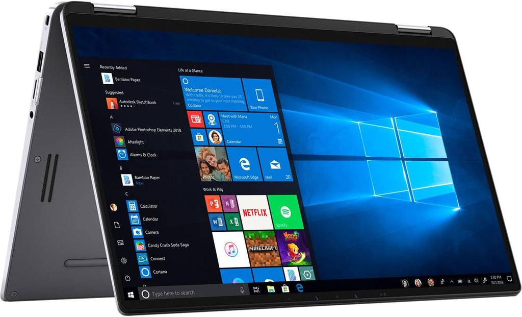 Dell Latitude 7400 2-in-1 Business Laptop Computer, 14' FHD Touchscreen Notebook PC, Intel Core i5-8365U, 8GB RAM, 256GB SSD, Backlit Keyboard, Webcam, Windows 11 Pro (Renewed)