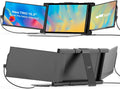 Trio Portable Monitor for Laptop, Mobile 13.3 Dual & Triple Screen 1080P IPS Display Laptop Monitor, USB A/Type-C, On-The-Go for Mac, PC,Linux, Chromebook 13-17 Laptops