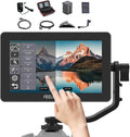 FEELWORLD F6 Plus V2 DSLR Camera Field Monitor Touch Screen 6 Inch 4K HDMI 3D IPS FHD1920x1080 Support Type-C Input,Video Monitor Focus Assist with Battery,Tilt Arm and 12V Adapter