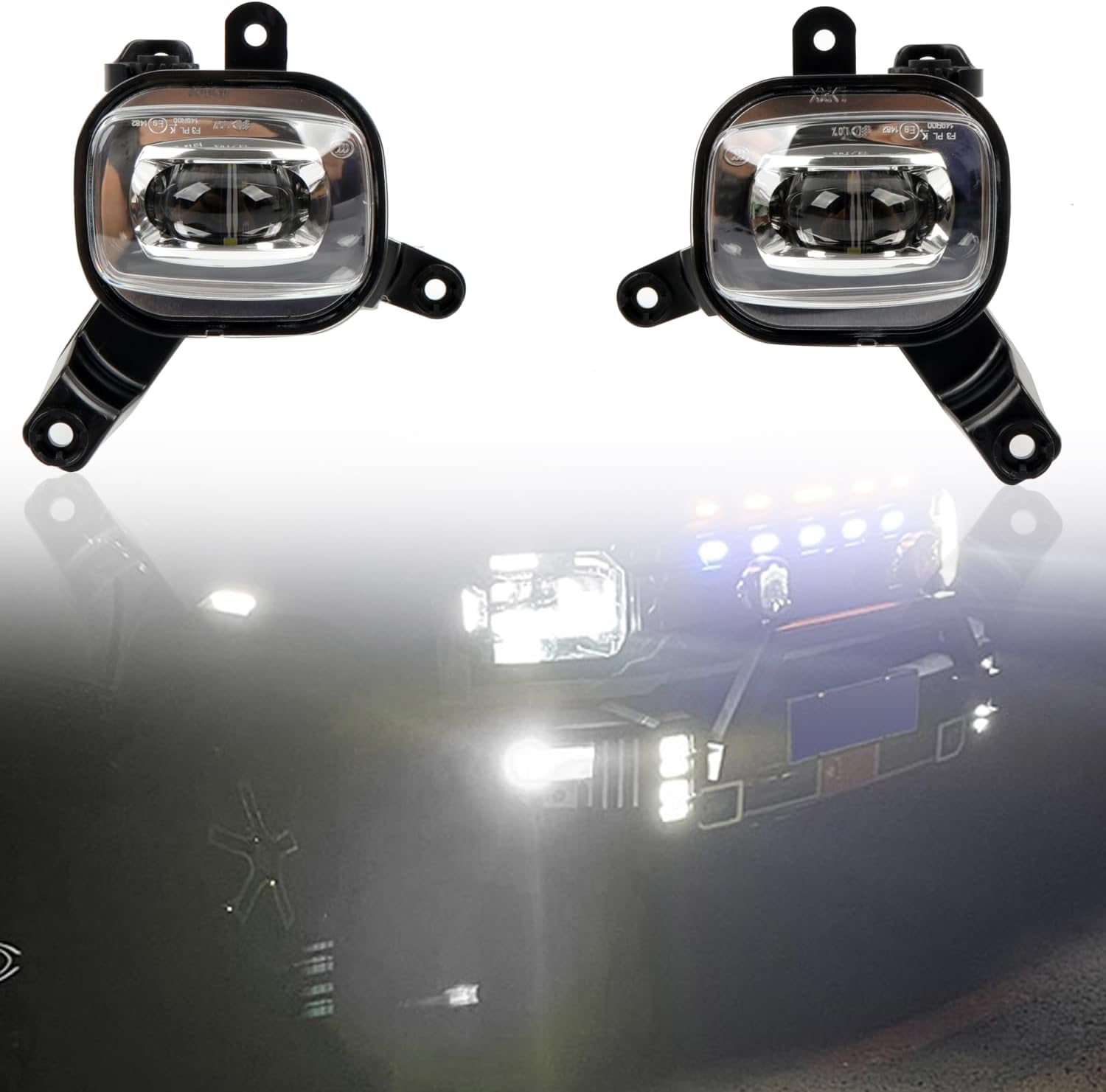 HIGH FLYING Fog Light for Chery Jetour T2, Travellar 2023-2025 Car Exterior Accessories, LED, Black, Front Fog Light, Easy to Install, Fashionable Design