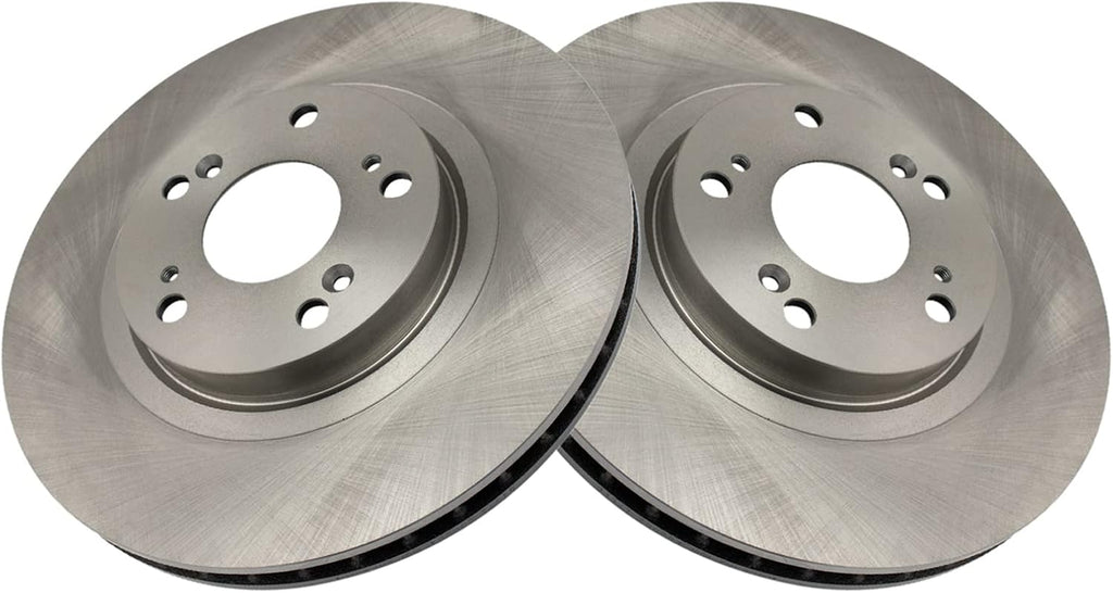 TRQ Front Brake Pad & Rotor Kit, with Chemical Kit Ceramic Compatible with 2002-2006 Acura RSX 2006-2011 Honda Civic