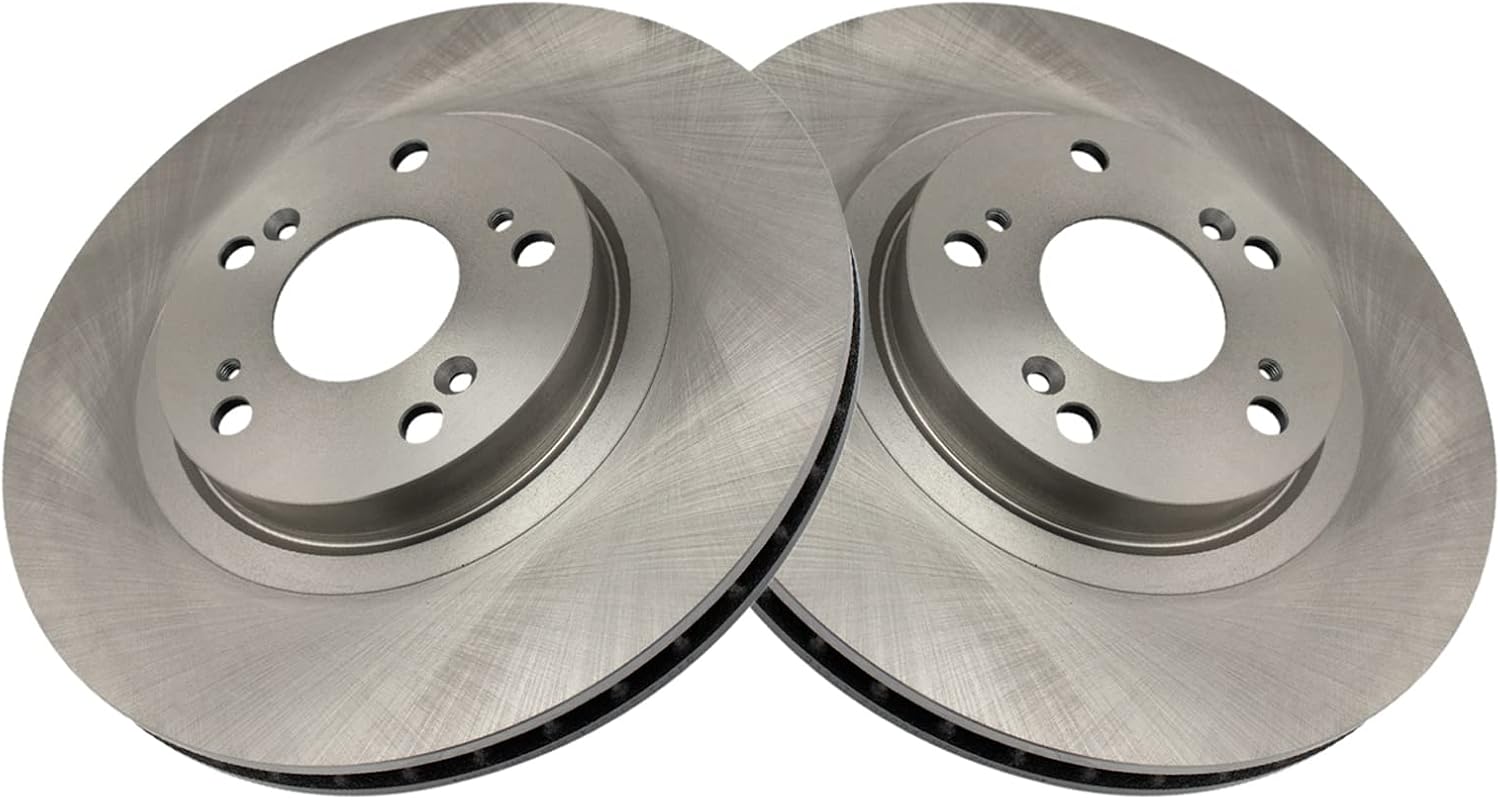 Front Brake Pad & Rotor Kit, with Chemical Kit Ceramic Compatible with 2002-2006 Acura RSX 2006-2011 Honda Civic