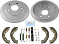 Rear Brake Drums Brake Shoes & Hardware Spring Kit Replacement Parts For Honda Civic 2006-2015
