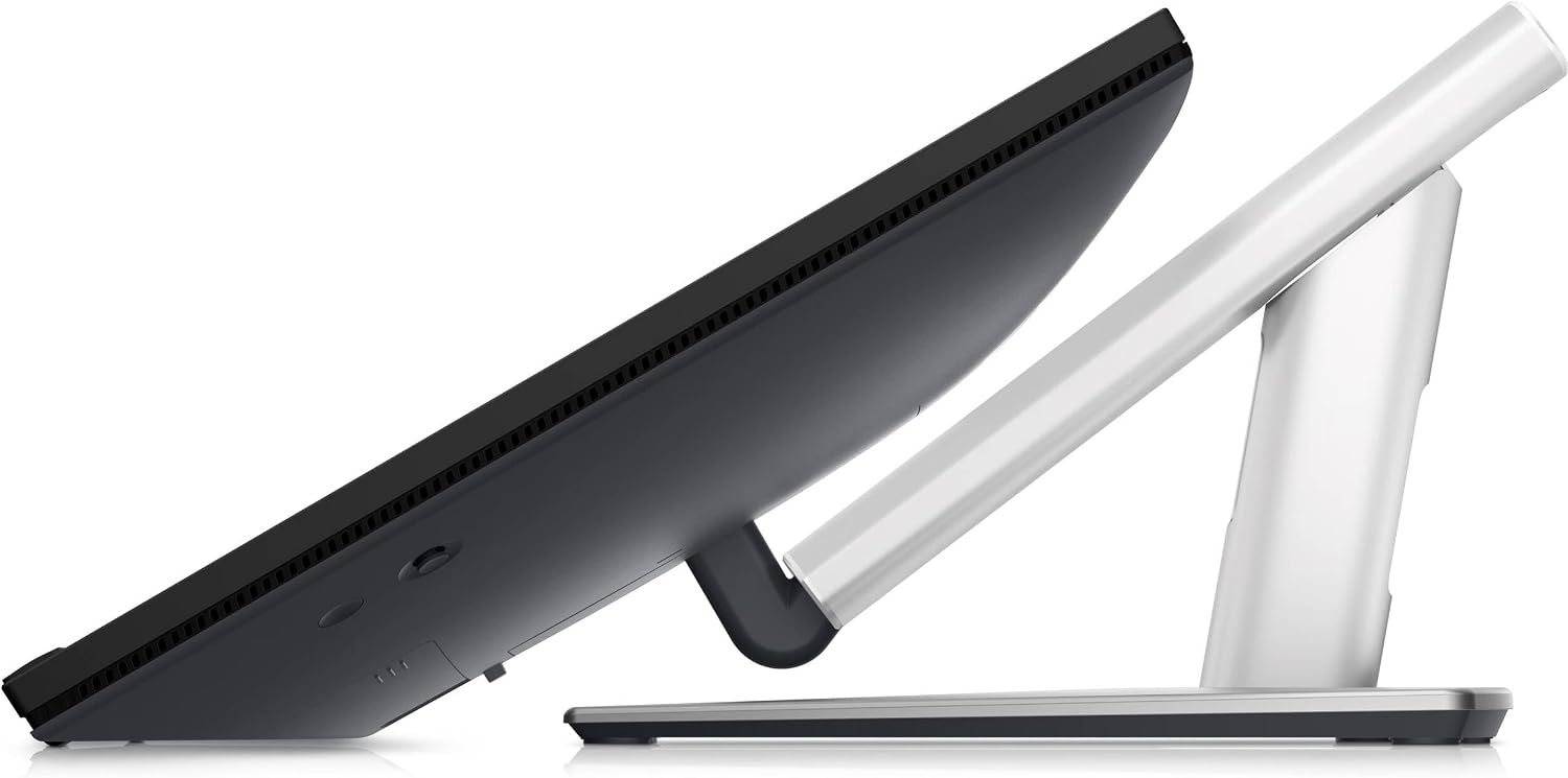 Dell 24 P2424HT 23.8' Multi-Touch Monitor W/Articulating Stand - Full HD @ 60hz + DisplayPort Cable + ZoomSpeed HDMI Cable + USB-C Cable + AOM Microfiber Cloth